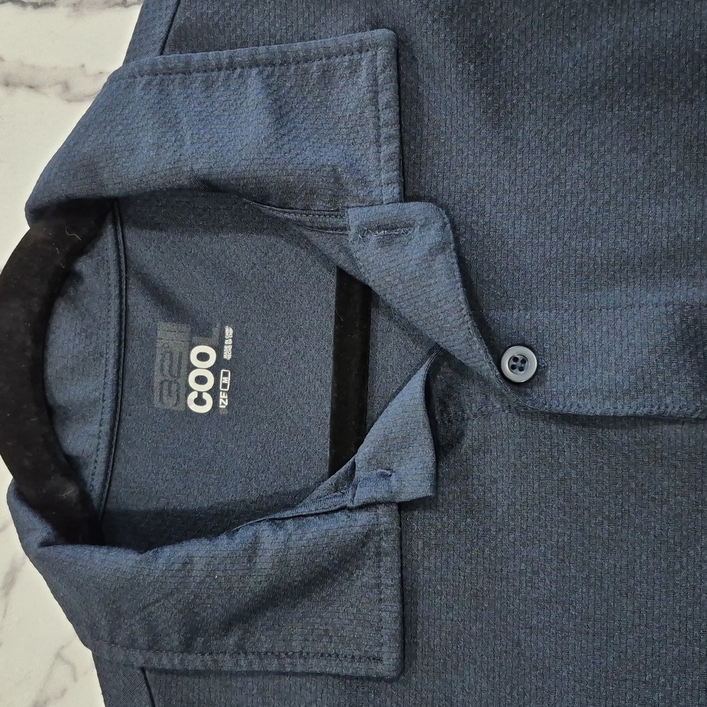 32 Degrees Cool Active Performance Polo Shirt, Medium Dark Blue